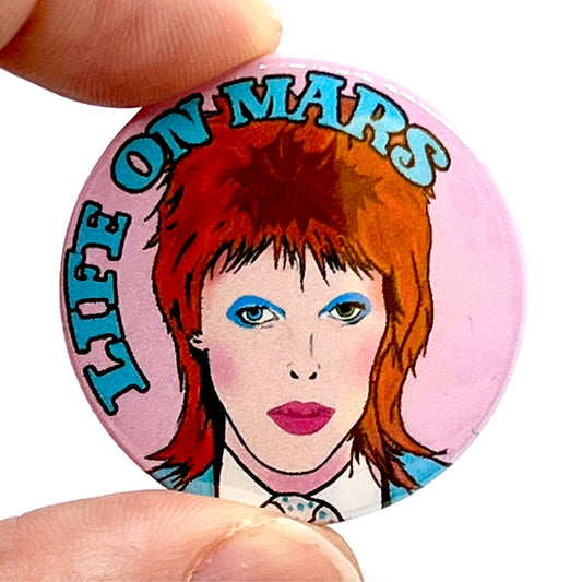 Life On Mars 1970S Inspired Button Pin Badge