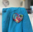 Load image into Gallery viewer, The Blustery Day Hand Embroidered Brooch
