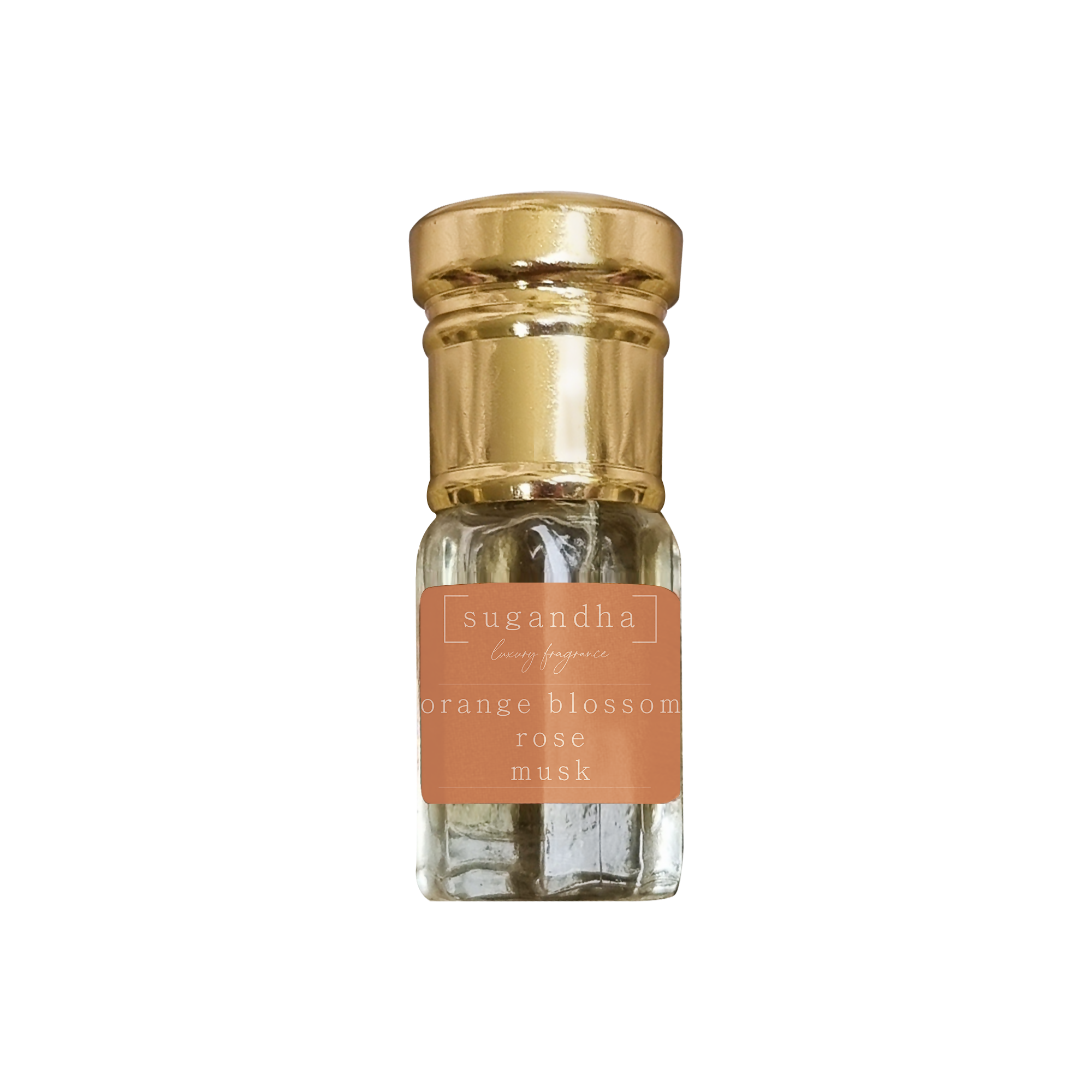 orange blossom - rose - musk roll on perfume