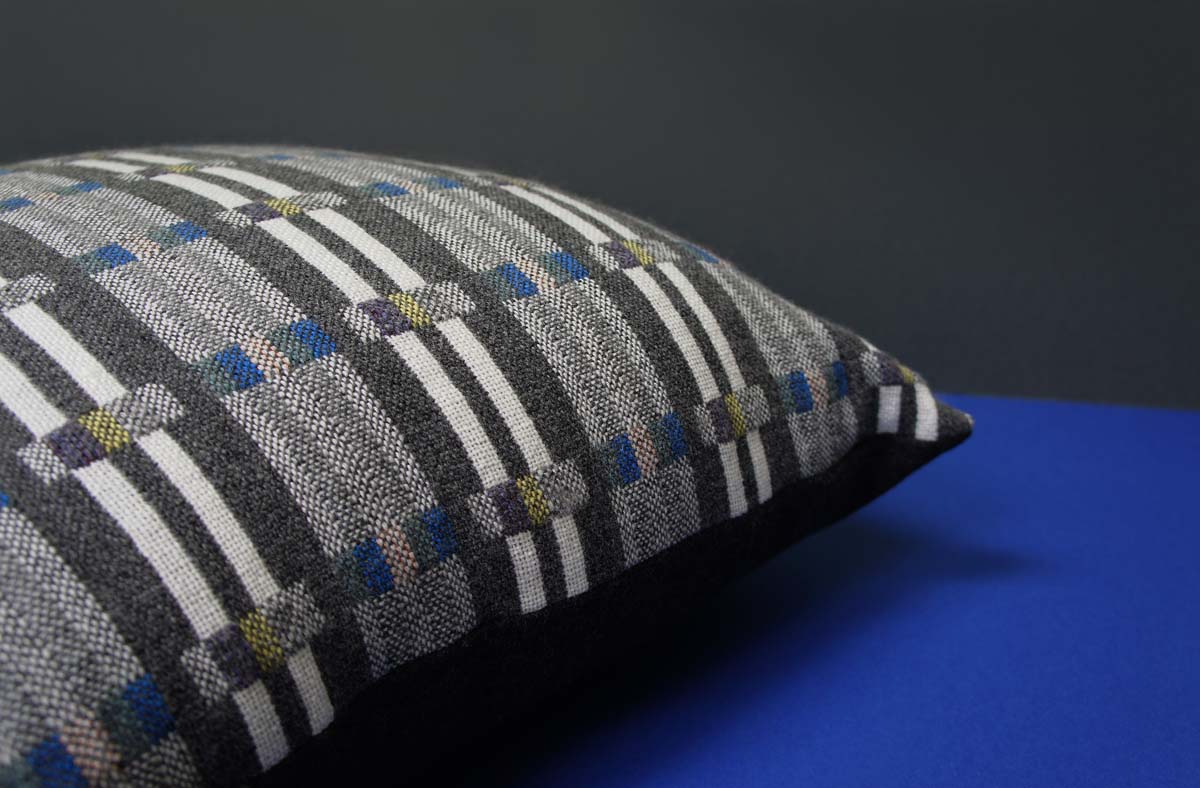 Geometric Grey Cushion (52x52cm)