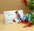 Load image into Gallery viewer, Waxwingchristmascard
