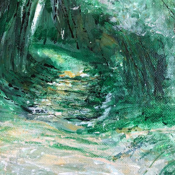 Green Path - Original Painting