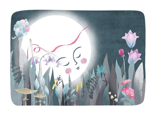 Moon Flowers Art Print