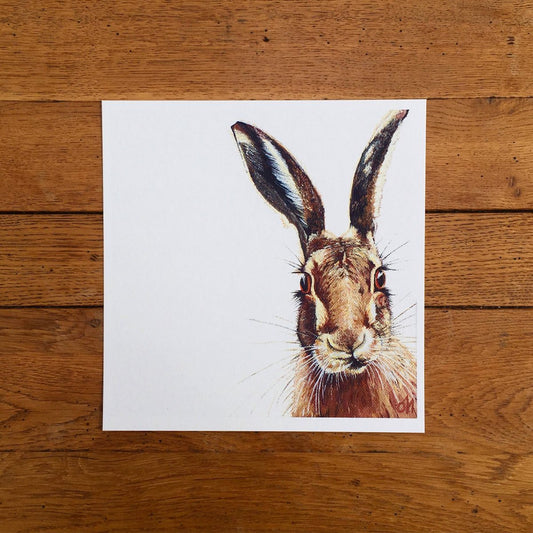 Hare fine art giclée print