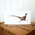 Load image into Gallery viewer, Running Pheasant Greetings Card
