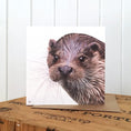 Load image into Gallery viewer, Otter Greetings Card
