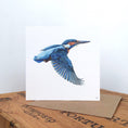 Load image into Gallery viewer, Kingfisher Greetings Card
