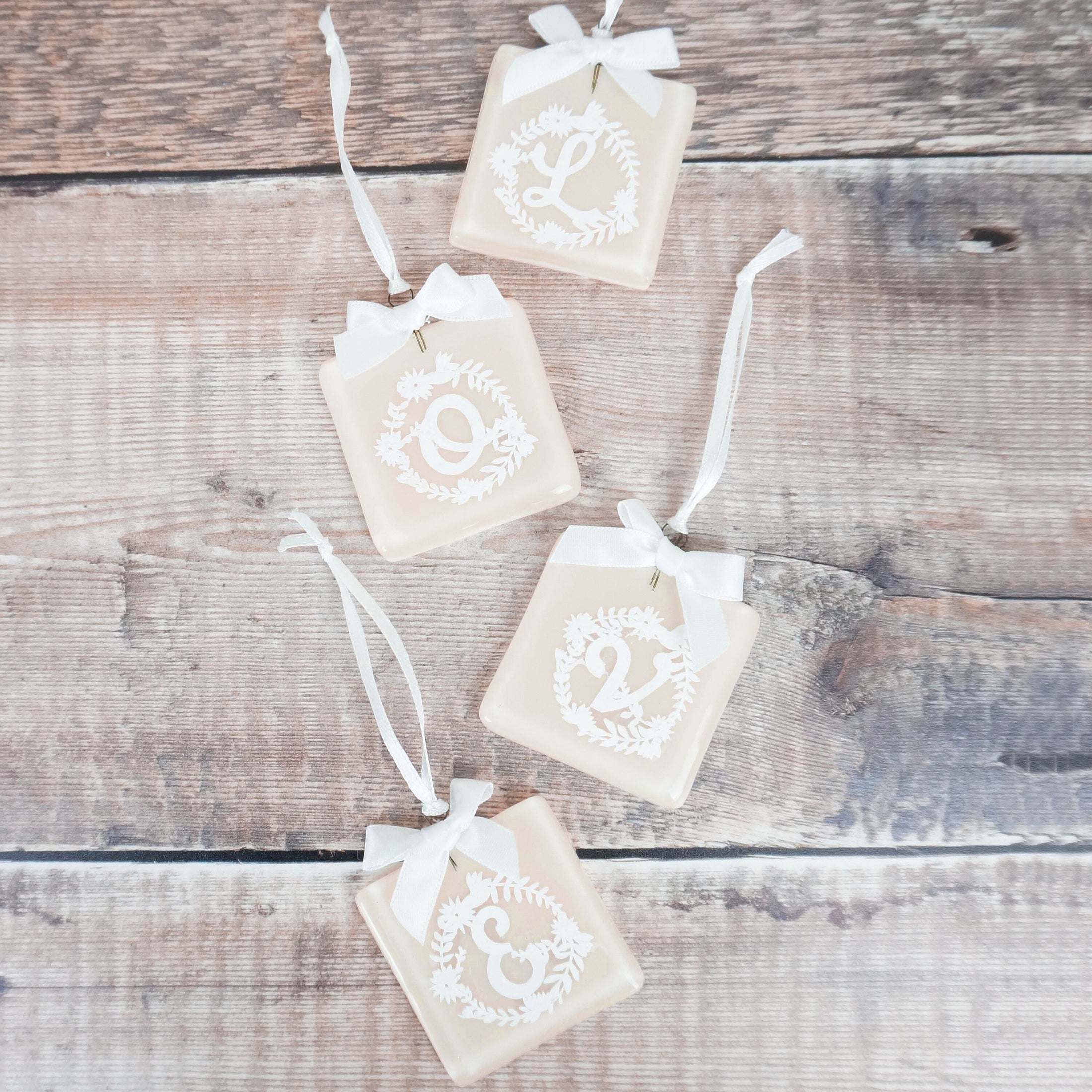 Handmade Fused Glass Alphabet Paper Cut Letter Keepsake Favour By Jessica Irena Smith