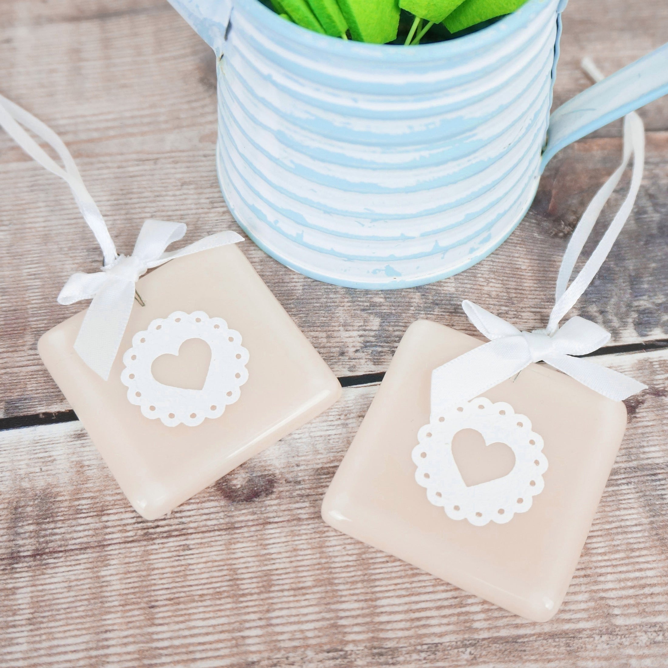 Handmade Fused Glass Paper Cut Confetti Heart Keepsake Favour By Jessica Irena Smith Glass