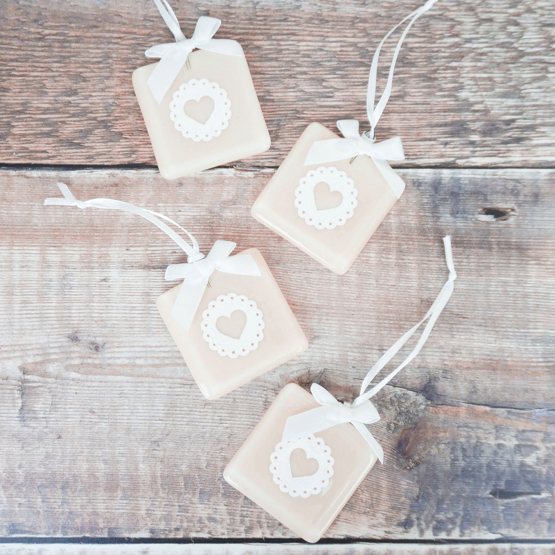 Handmade Fused Glass Paper Cut Confetti Heart Keepsake Favour By Jessica Irena Smith Glass