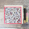 Load image into Gallery viewer, Hummingbird Bird Illustrated Blank Greetings Card By Jessica Irena Smith
