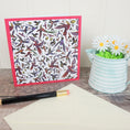 Load image into Gallery viewer, Hummingbird Bird Illustrated Blank Greetings Card By Jessica Irena Smith
