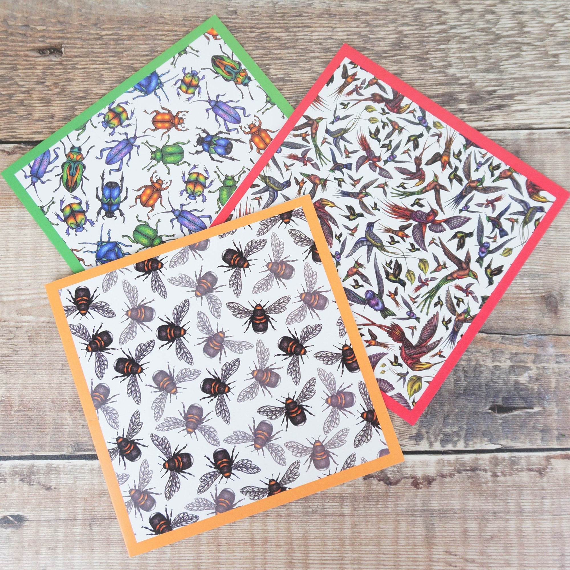 Bumblebee Bee Illustrated Blank Greetings Card By Jessica Irena Smith