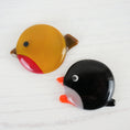 Load image into Gallery viewer, Handmade Fused Glass Robin Christmas Brooch By Jessica Irena Smith Glass
