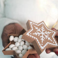 Load image into Gallery viewer, Gingerbread Star Treat Box
