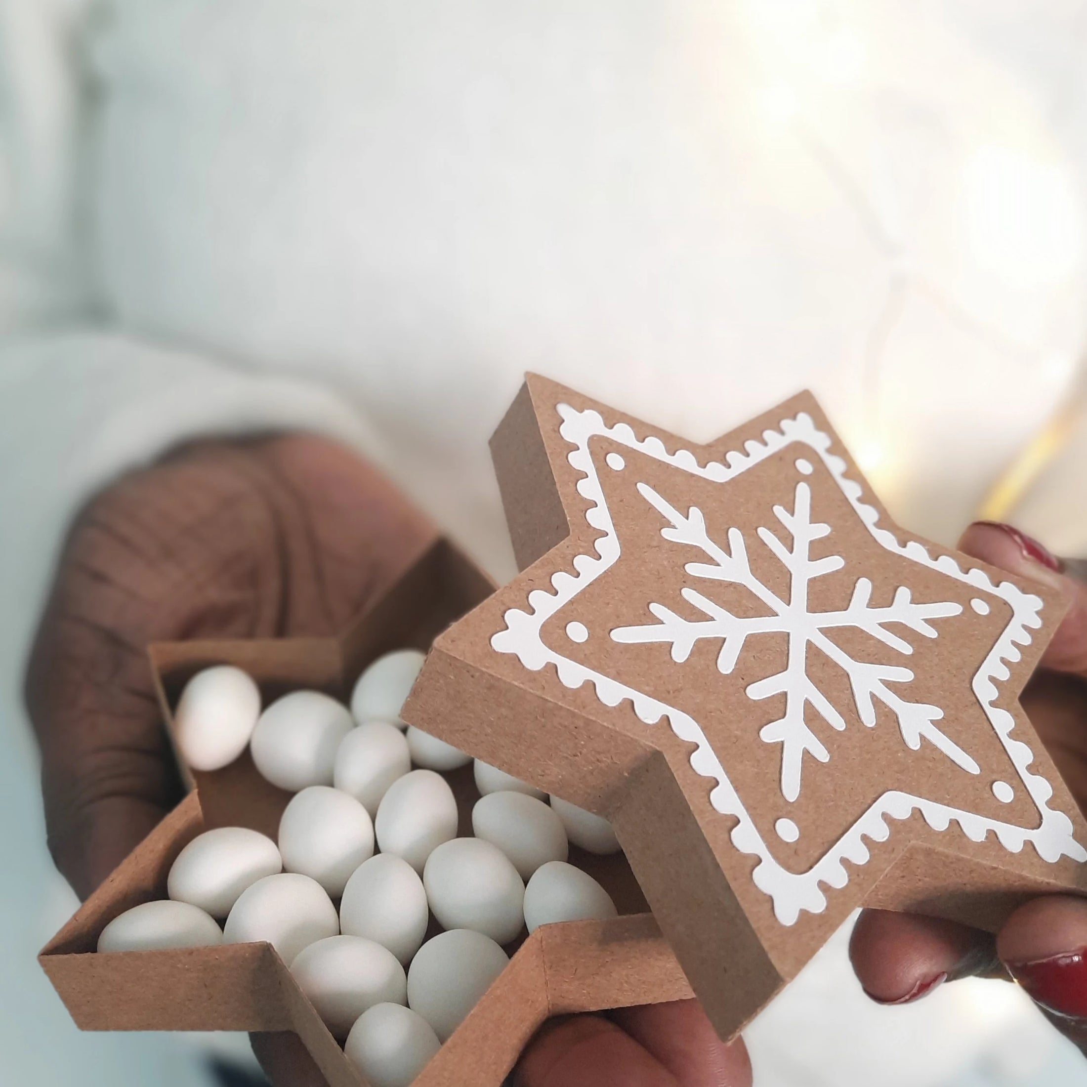 Gingerbread Star Treat Box