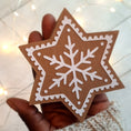 Load image into Gallery viewer, Gingerbread Star Treat Box
