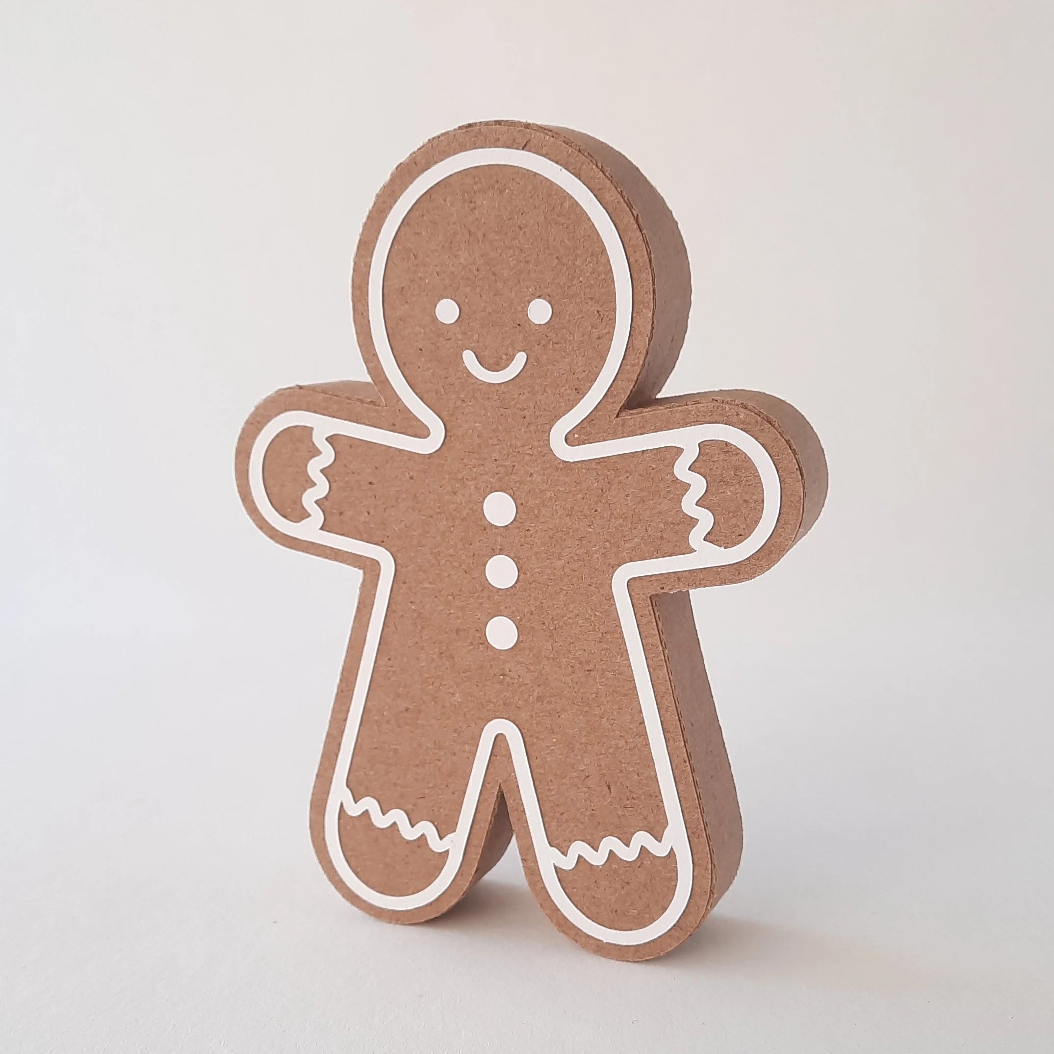 Gingerbread Man Treat Box