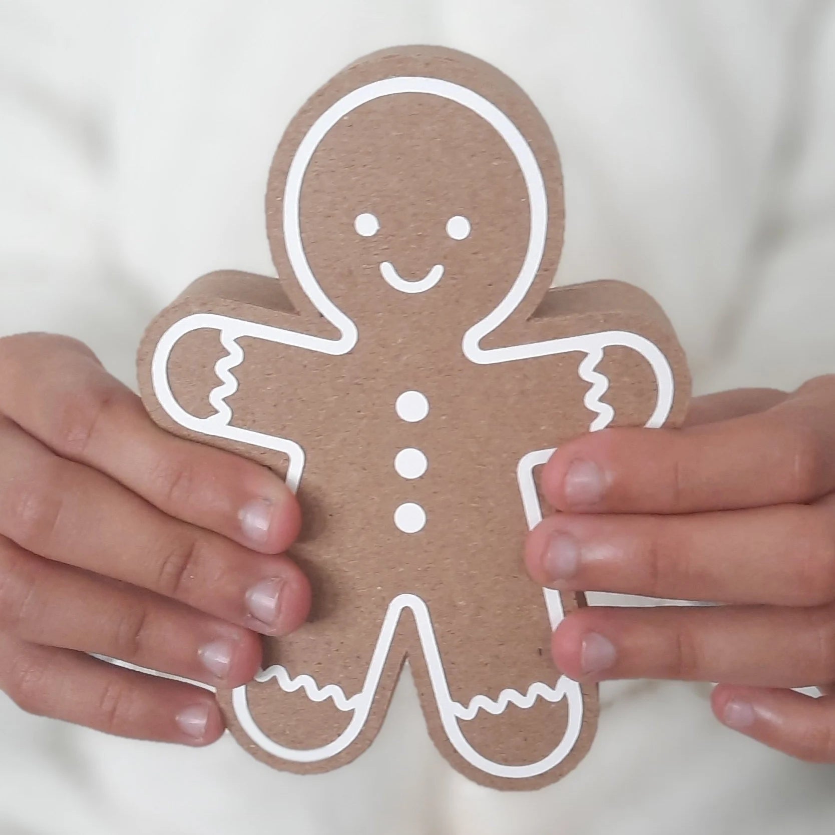 Gingerbread Man Treat Box