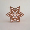 Load image into Gallery viewer, Gingerbread Star Treat Box
