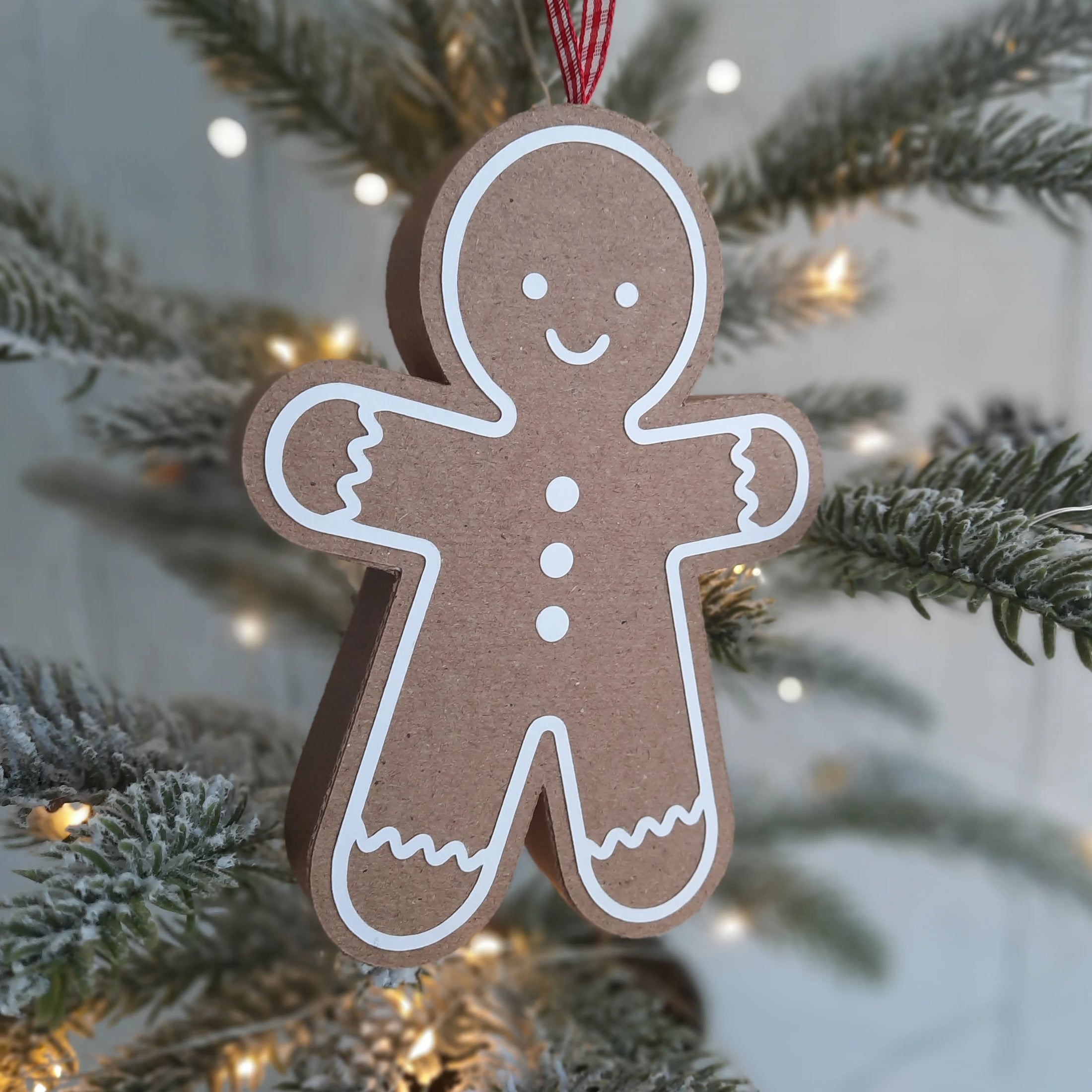 Gingerbread Man Treat Box