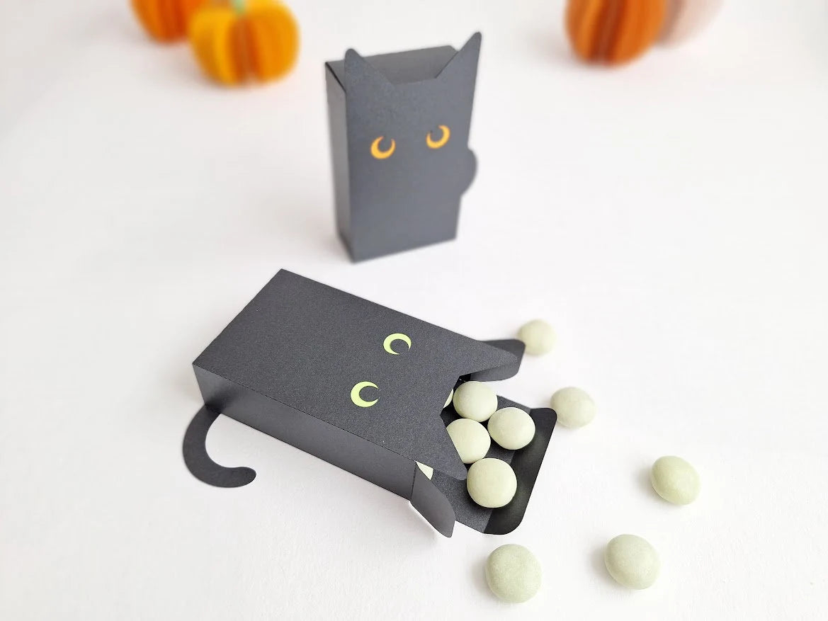 Halloween Cat Candy Box