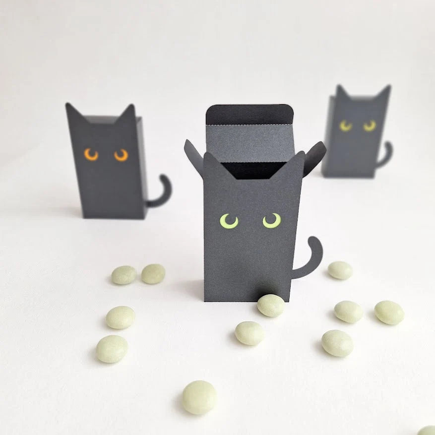 Halloween Cat Candy Box