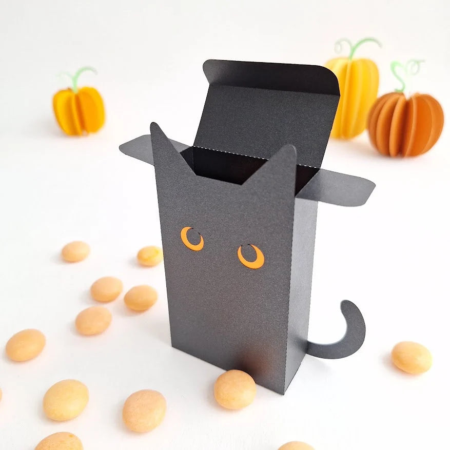 Halloween Cat Candy Box