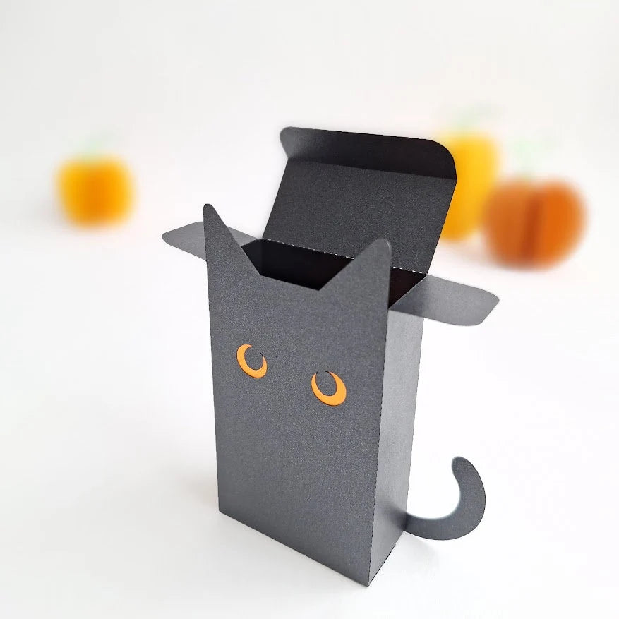 Halloween Cat Candy Box