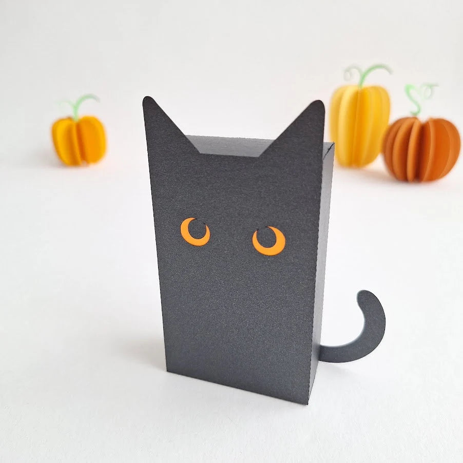 Halloween Cat Candy Box