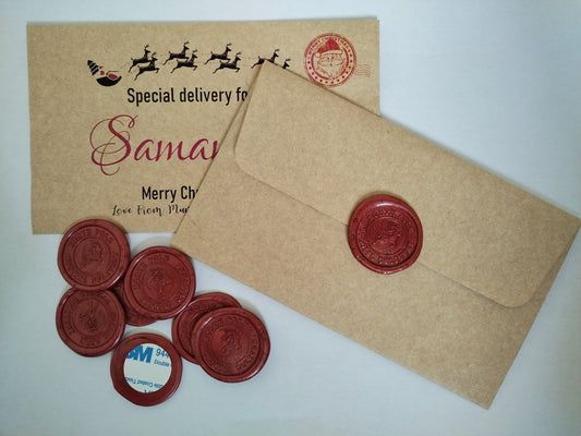 North Pole Special Delivery - Wax Seal x1 - Self Adhesive