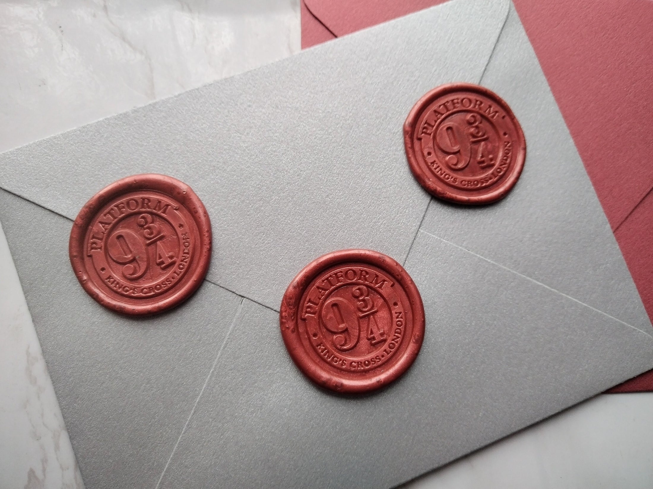 Harry Potter - Platform 9¾ - Wax Letter Seals - Self Adhesive