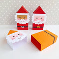 Load image into Gallery viewer, Santa Treat Box/Father Christmas Gift Box/ Advent Calendar Boxes / Treat Box / Christmas Table Decoration / Tree Decoration
