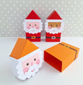 Load image into Gallery viewer, Santa Treat Box/Father Christmas Gift Box/ Advent Calendar Boxes / Treat Box / Christmas Table Decoration / Tree Decoration
