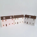 Load image into Gallery viewer, Set of 3 DIY Paper Village Houses Bundle/ DIY Tea Light/ Paper Village/ Tea Light House/DIY Putz House/ Paper House Decoration/
