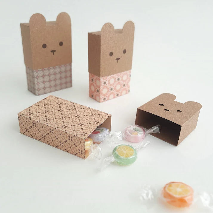 Teddy Bear Gift Box / Baby Shower / Treat Box / Birthday Gift / DIY Paper Box/ Teddy Shaped Box