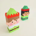 Load image into Gallery viewer, Elf Boy Treat Box/ Advent Calendar Boxes / Treat Box / Elf on the Shelf / Tree Decoration/ Christmas Decoration
