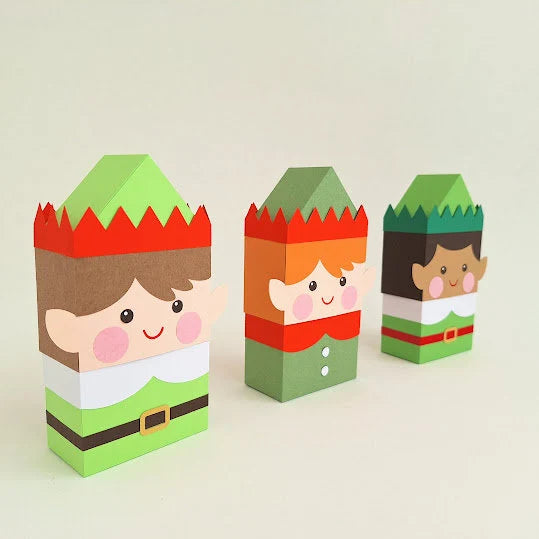 Elf Boy Treat Box/ Advent Calendar Boxes / Treat Box / Elf on the Shelf / Tree Decoration/ Christmas Decoration