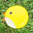 Load image into Gallery viewer, Handmade Fused Glass Easter Chick Brooch by Jessica Irena Smith Glass
