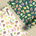 Load image into Gallery viewer, Watercolour Autumn Leaves Wrapping Paper: Recyclable Fall Gift Wrap, Eco-Friendly
