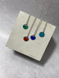 Load image into Gallery viewer, Two Tone Silver Disc Necklace
