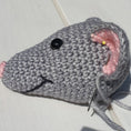 Load image into Gallery viewer, PDF Rat Crochet Pattern, Roscoe the Rat Crochet Pattern, Crochet Pattern, Rat Amigurumi Pattern
