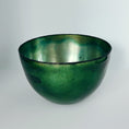 Load image into Gallery viewer, Large Emerald Green Enamel Bowl - MaisyPlum
