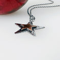 Load image into Gallery viewer, Mixed Metal Celestial Star Pendant - MaisyPlum
