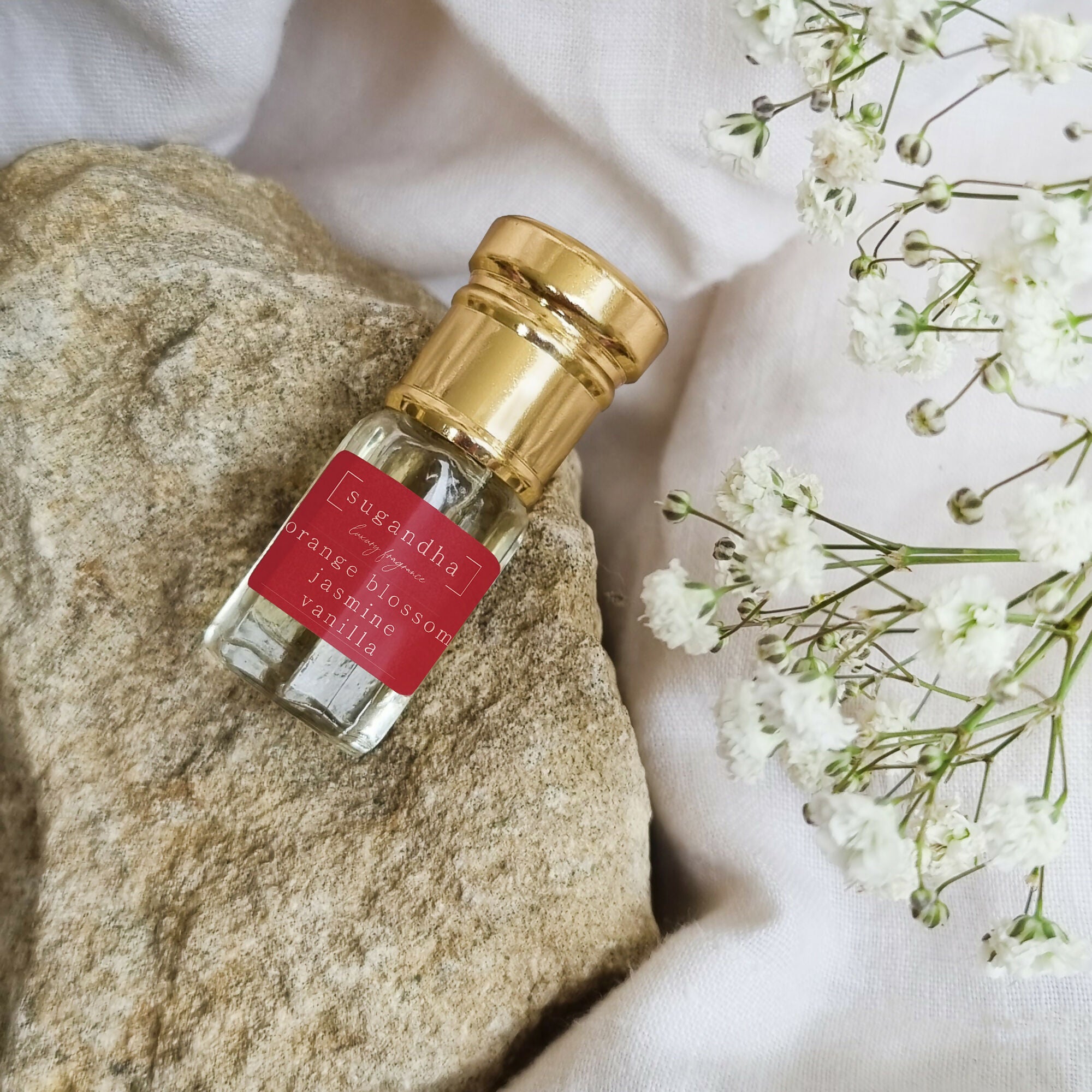 orange blossom jasmine vanilla roll on perfume oil