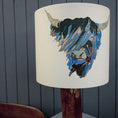 Load image into Gallery viewer, 'Bloo Coo' Lampshade
