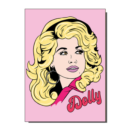 Dolly Inspired Birthday / Greetings Card