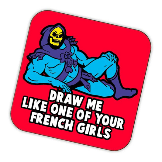 Skeletor / Titanic Mash-Up Drinks Coaster