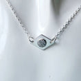 Load image into Gallery viewer, Recycled Silver Daisy Pendant Necklace - MaisyPlum
