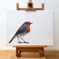 Load image into Gallery viewer, Robin - limited edition giclée canvas print
